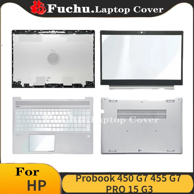 

New Laptop LCD Back Lid Cover Palmrest Bottom Case Housing Shell For HP Probook 450 G7 455 G7 PRO 15 G3 Series Keyboard Bezel