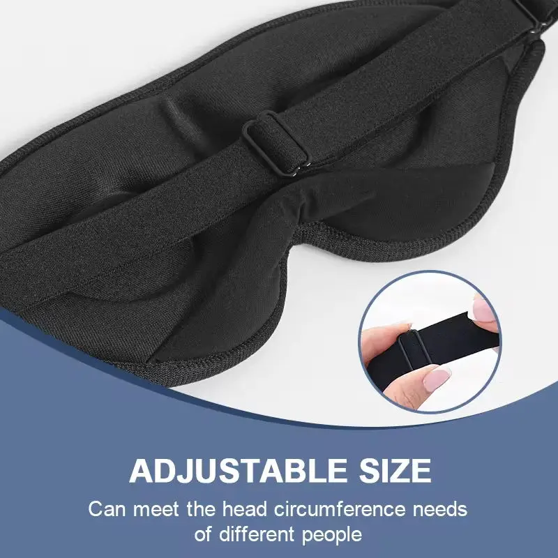 Eye Mask for Sleeping 3D Contoured Cup Blindfold Concave Molded Night Sleep Masks Block Out Light with Women Men Eyepatch