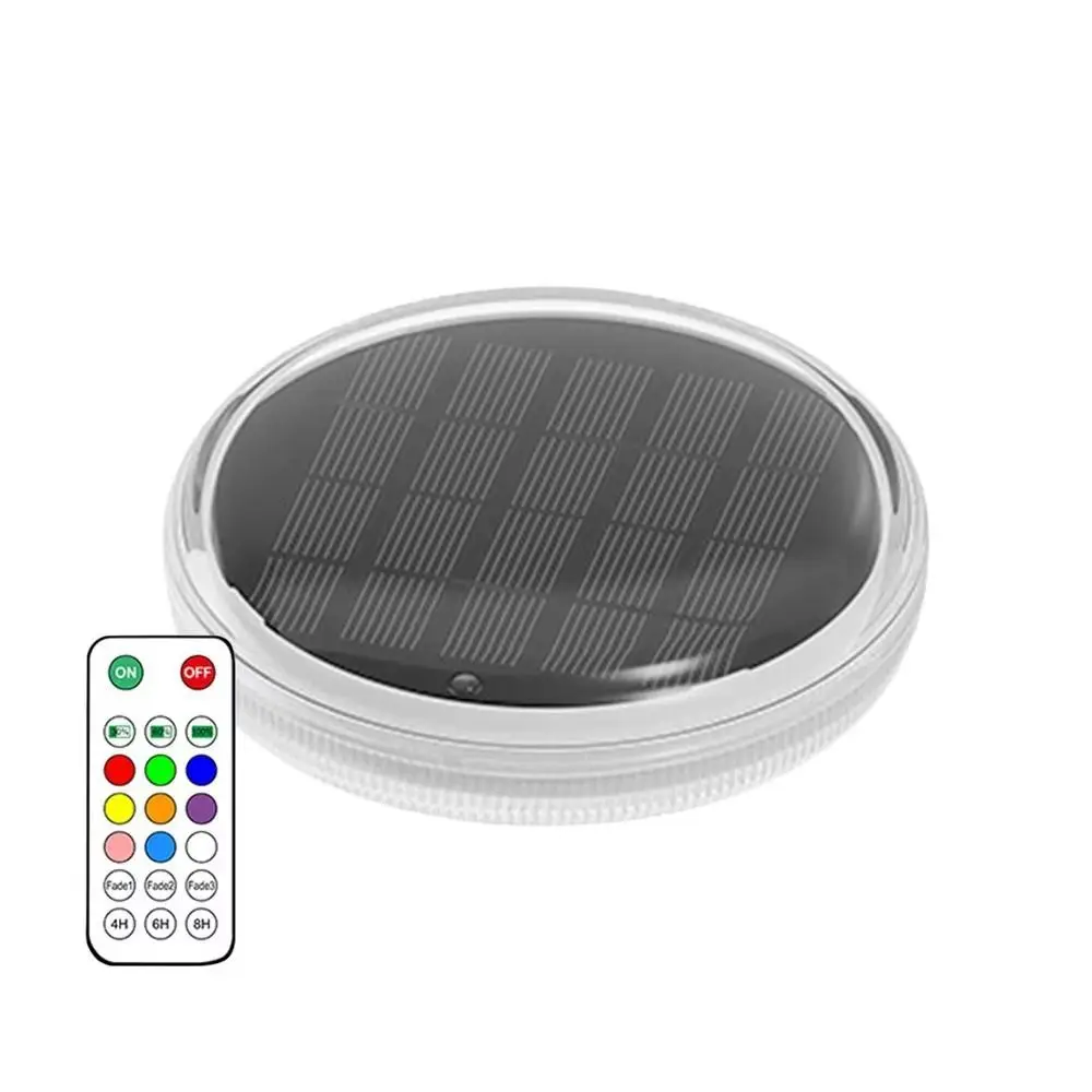 Solar Powered Solar Floating Pond Light 12 Modes Multi Color Changing Solar Water Drift Lamp Timed High Quality