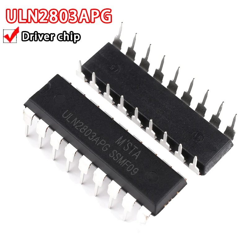 10PCS The ULN2803APG driver chip is directly inserted into the DIP18 ULN2803