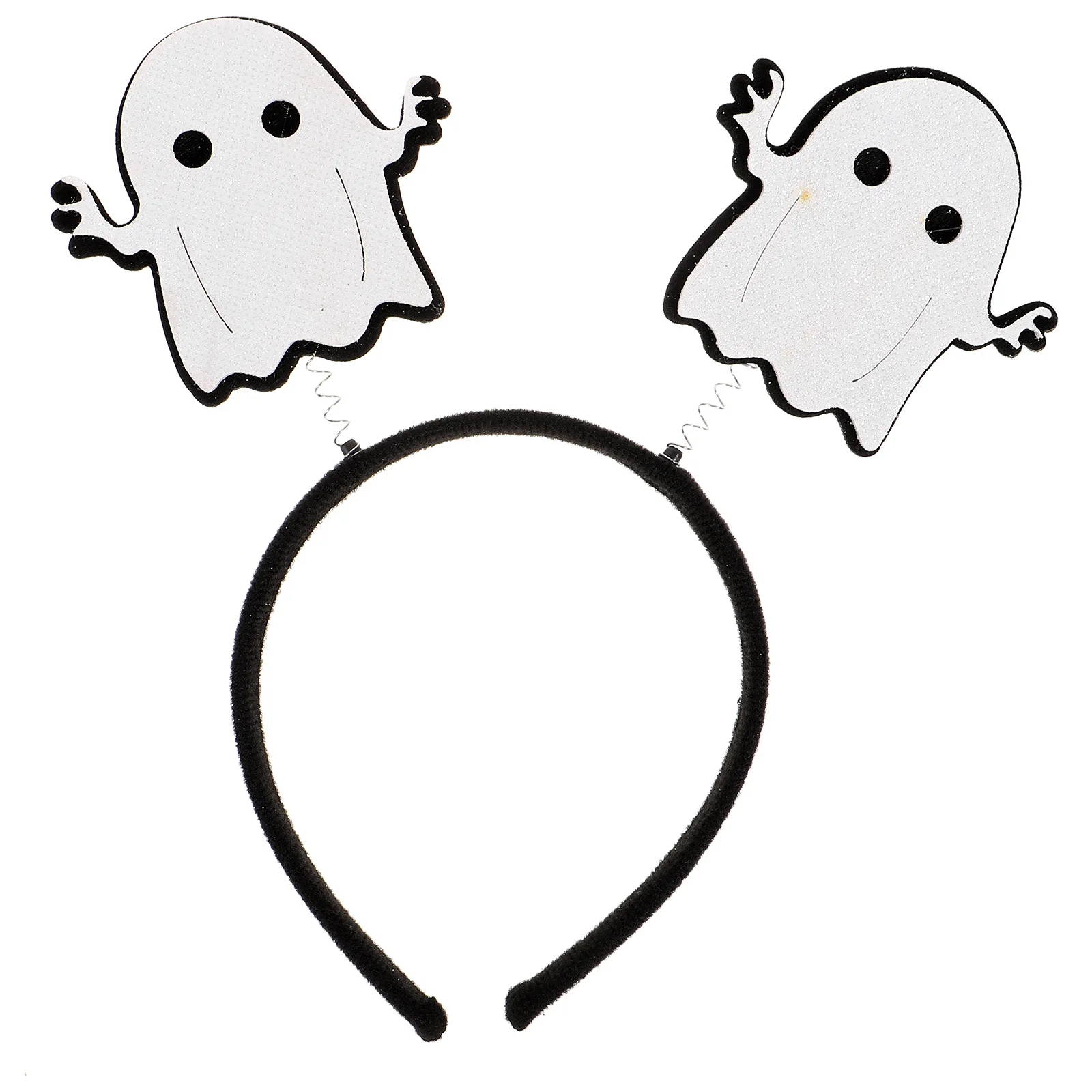 

4 Pcs Ghost Head Hoop Halloween Themed Headbands Headdress Hair Pearlescent Accessories
