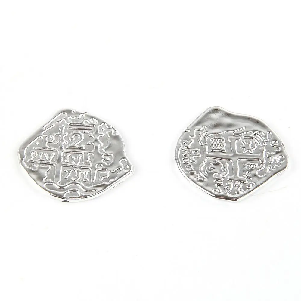 العملة الأوروبية الرجعية قراصنة الكاريبي مقلد الفيلم عملة الاطفال عملات البلاستيك مطلي عملات الدعامة الأصدقاء #4