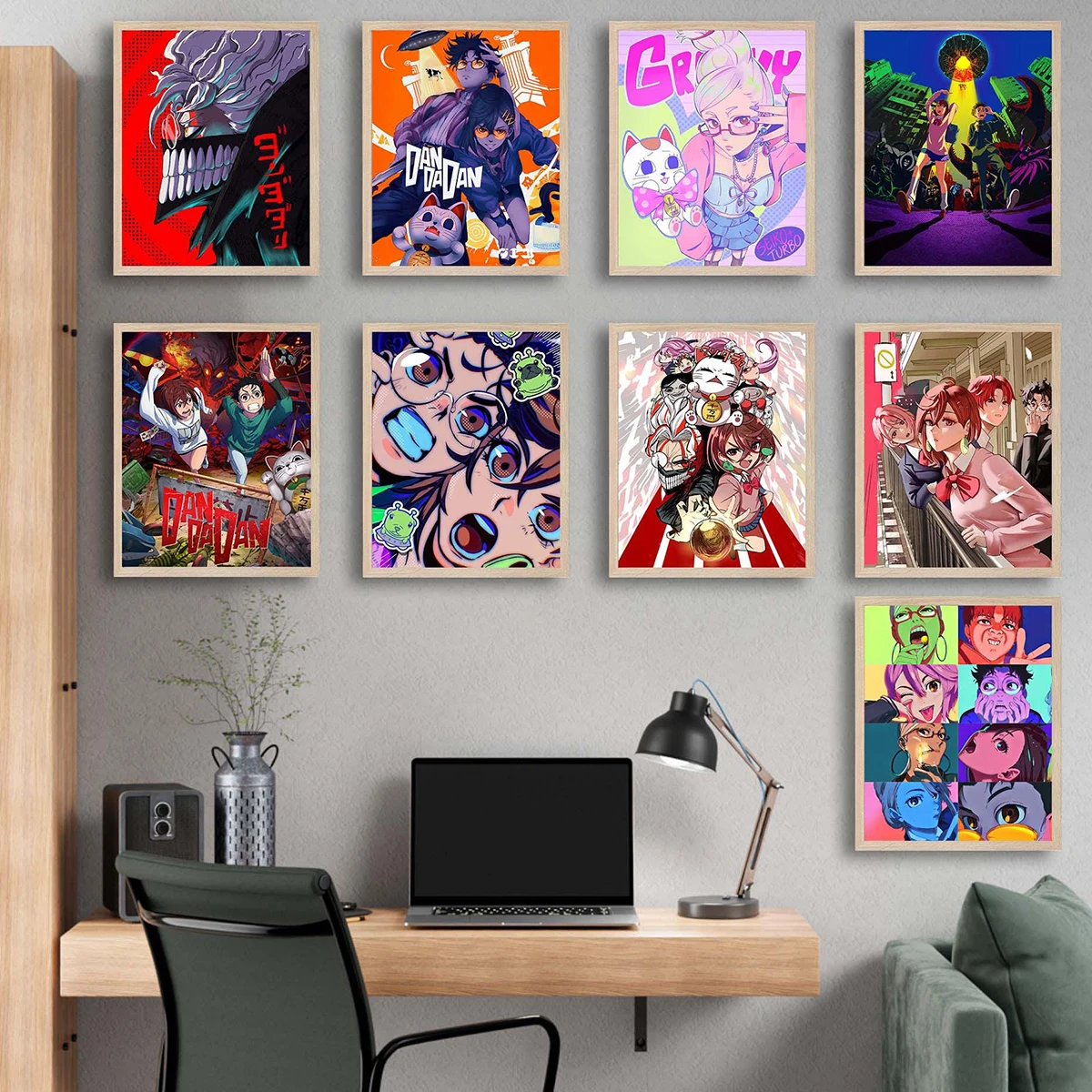 Anime Dandadan Wall Art Prints Poster Cartoon Figure Aesthetic Canvas Painting DIY Home Decor Art Poster Fans Gifts-unframed