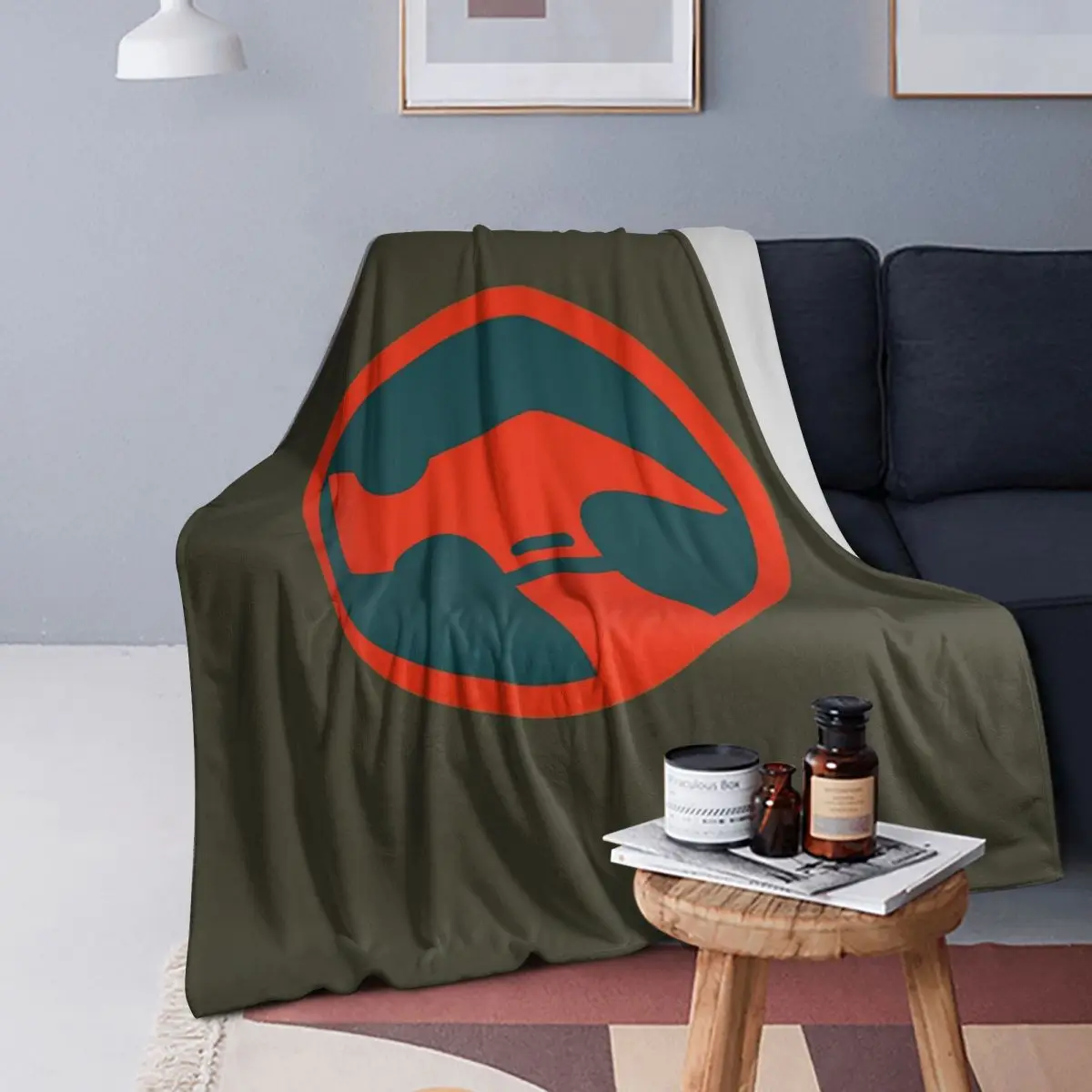 

BUNNINGS WAREHOUSE COMPANY Blanket Soft Warm Flannel Throw Blanket Bedspread for Bed Living room Picnic Travel Home Couch