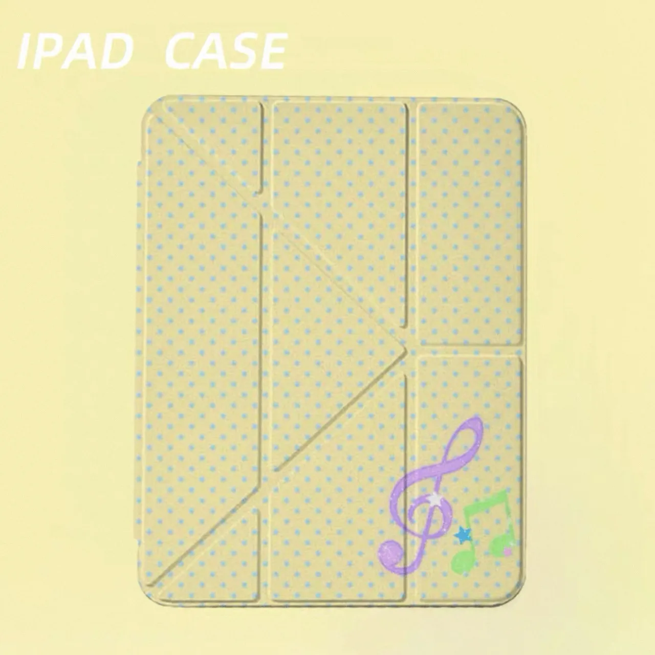 New Blue Polka Dot Tablet Case For iPad Pro 11 12.9 13 A16 M2 M3 M4 M5 Shell 9.7 10.2 5/6/7/8/9/10/11th Mini Air 3 4 5 6 Cover ﻿