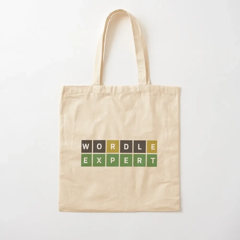 Wordle Expert (Wordle Style) Tote Bag reusable shopping bag woman Women's Women bags