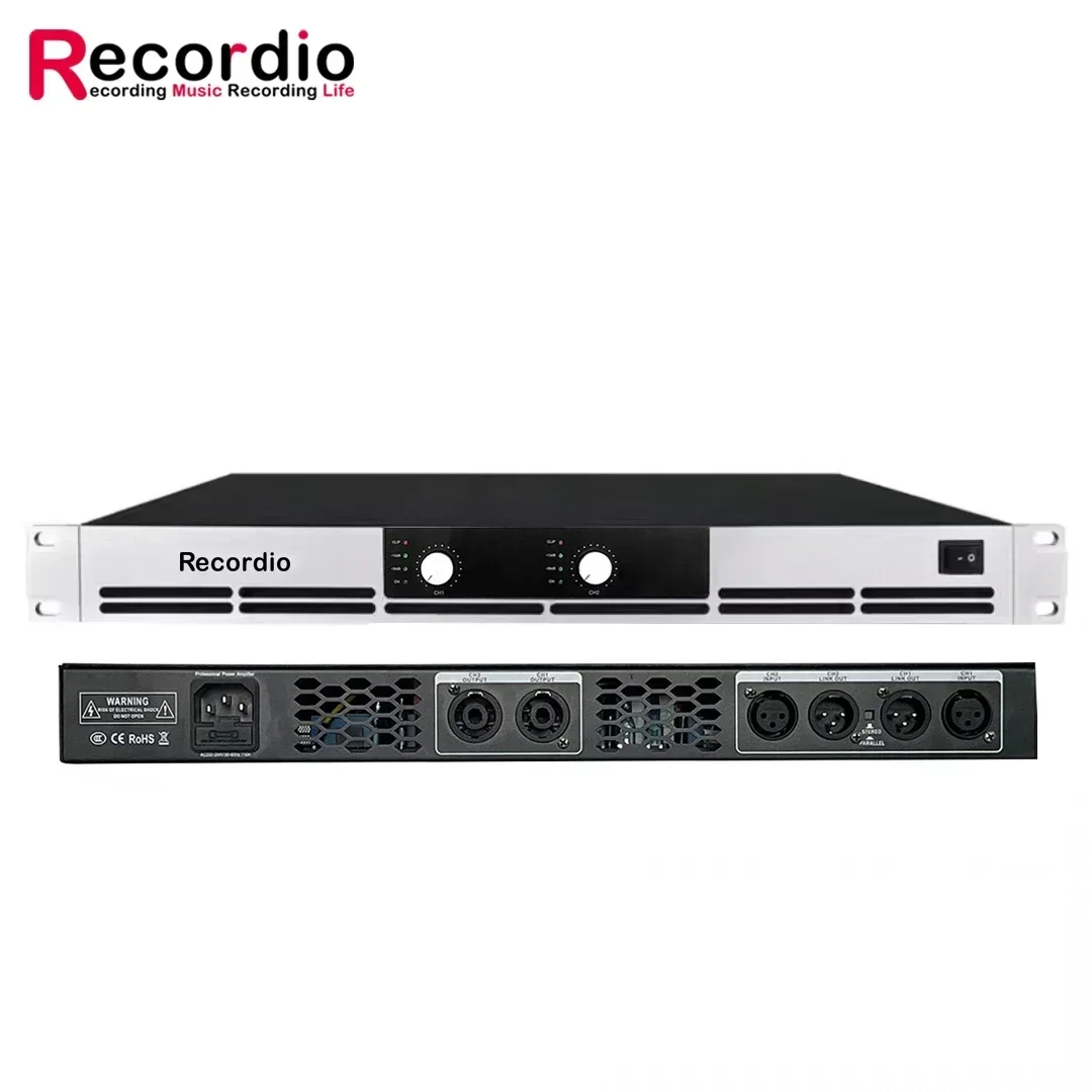 GAP-G12000 Professional 1200W*2 Power Amp 1U Class D Sound Digital Power Amplifier Home Audio Rack Mount Stereo Power Amplifier