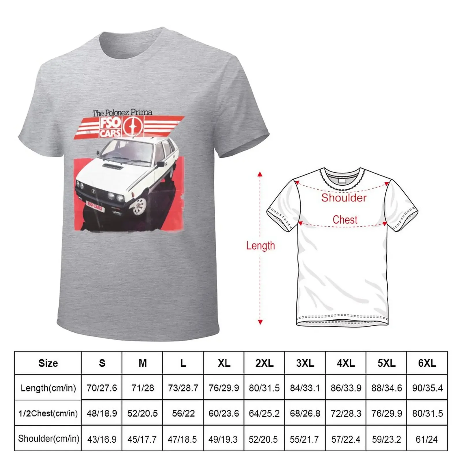 FSO POLONEZ T-Shirt vintage clothes tops mens graphic t-shirts anime