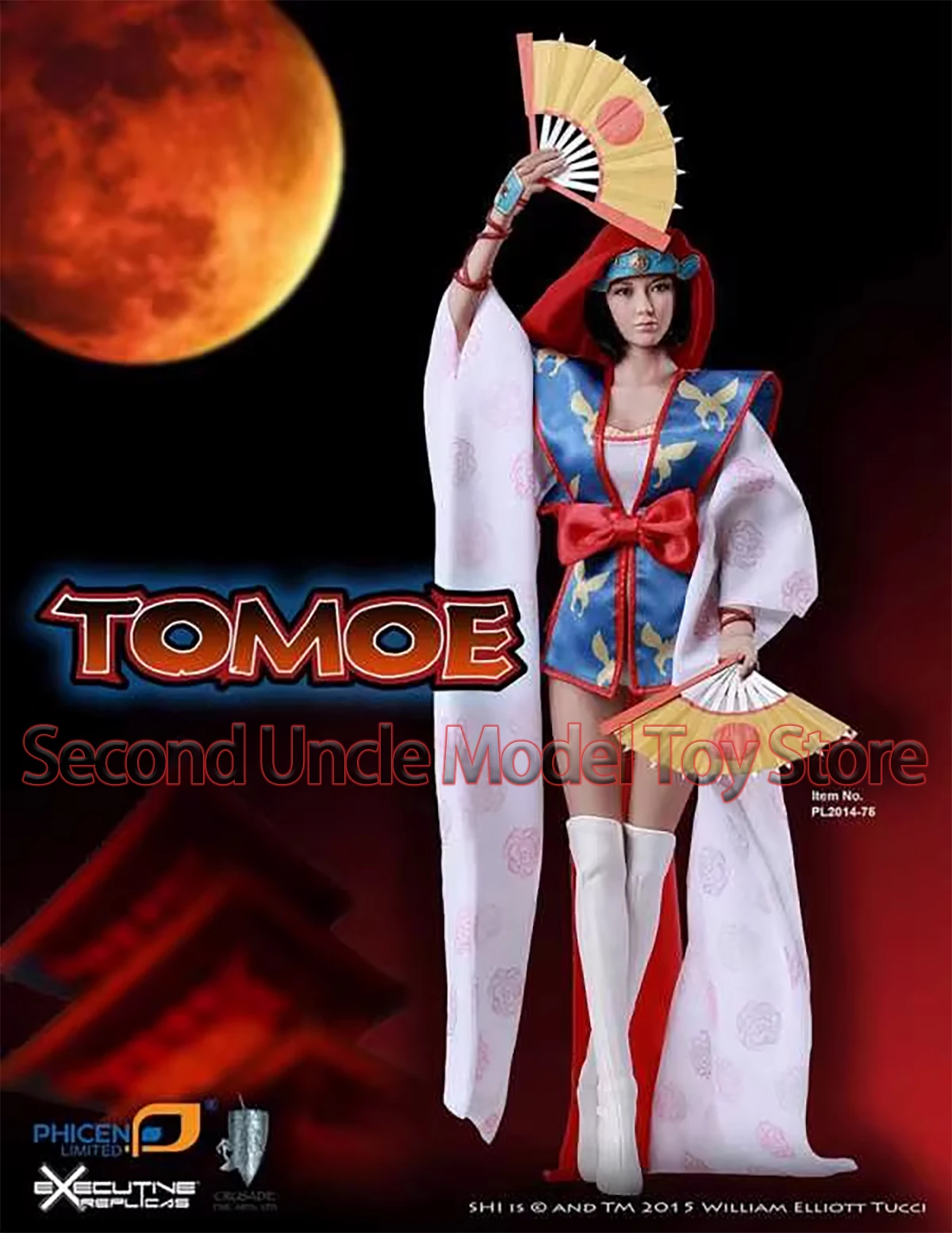 

TBLeague PHICEN PL2014-75 Tomoe Female Warrior 1/6 Action Figure Full Set Collectible 12 inch Model Toys Gift
