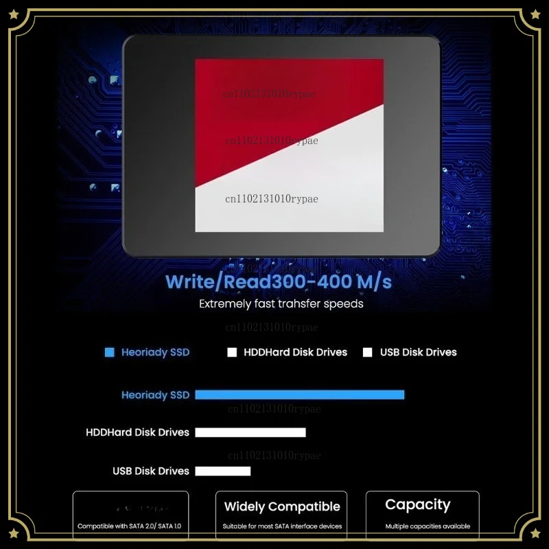 2.5-inch SATA 3.0 solid-state drive, 1TB/2TB, suitable for both laptops and desktop computers