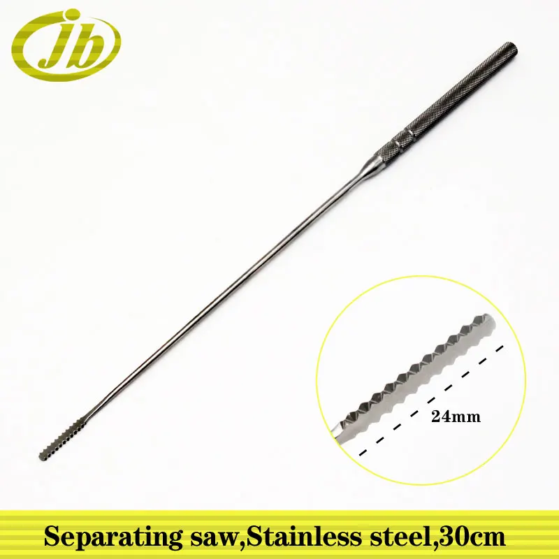 

Separating saw 30cm stainless steel cosmetic plastic surgery surgical operating instrument two-sided single-end