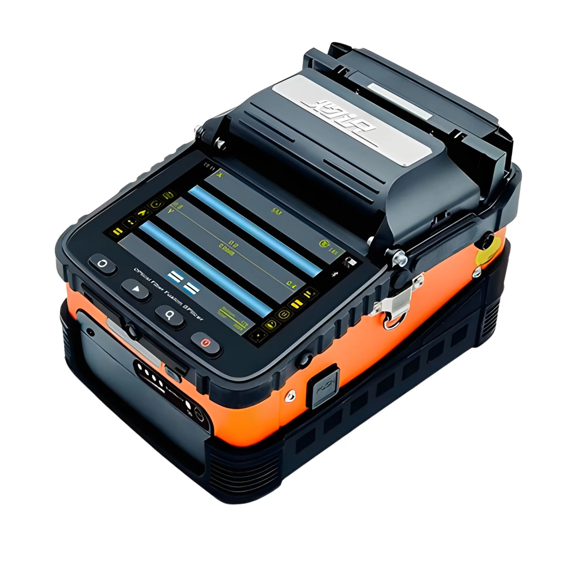FTTH Fusion Splicer AI-5 آلة ربط الألياف الأوتوماتيكية بالكامل لبناء خط الصندوق ومشروع FTTH