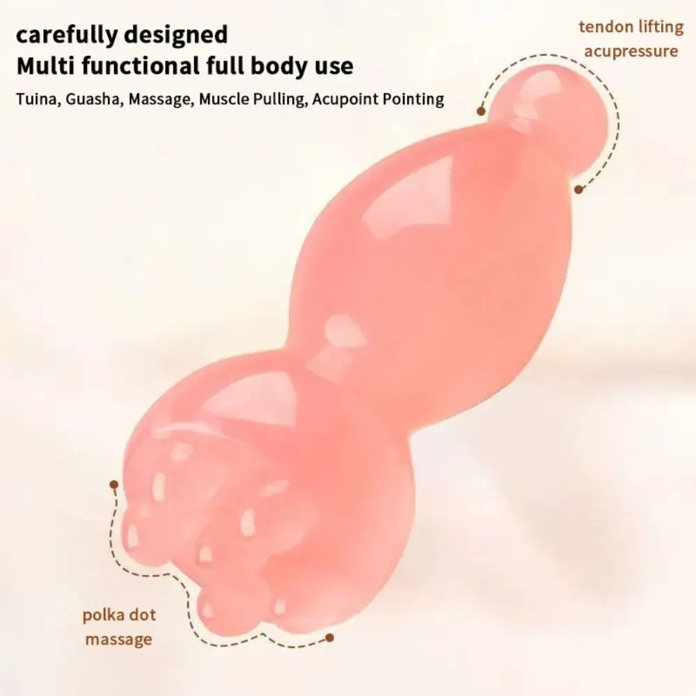 

Lotus Pod Eye Massager Roller Resin Dual-Head Face Massage Stick Mini Eye Scraping Tendon Stick