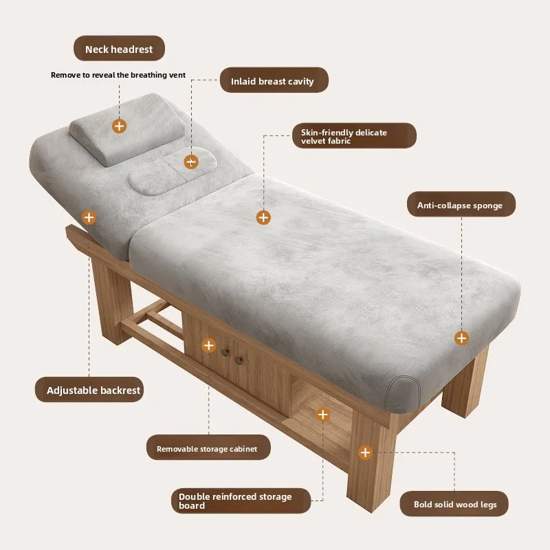 Eyelash massage bed, beauty spa salon, eyelashes, eyebrow beauty bed, Thai spa eyelash bed