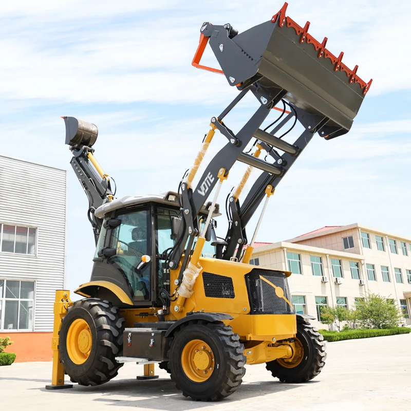 Mini Backhoe With Front End Loader And Backhoe Excavator Loader Mini Backhoe Loader For Sale Customized