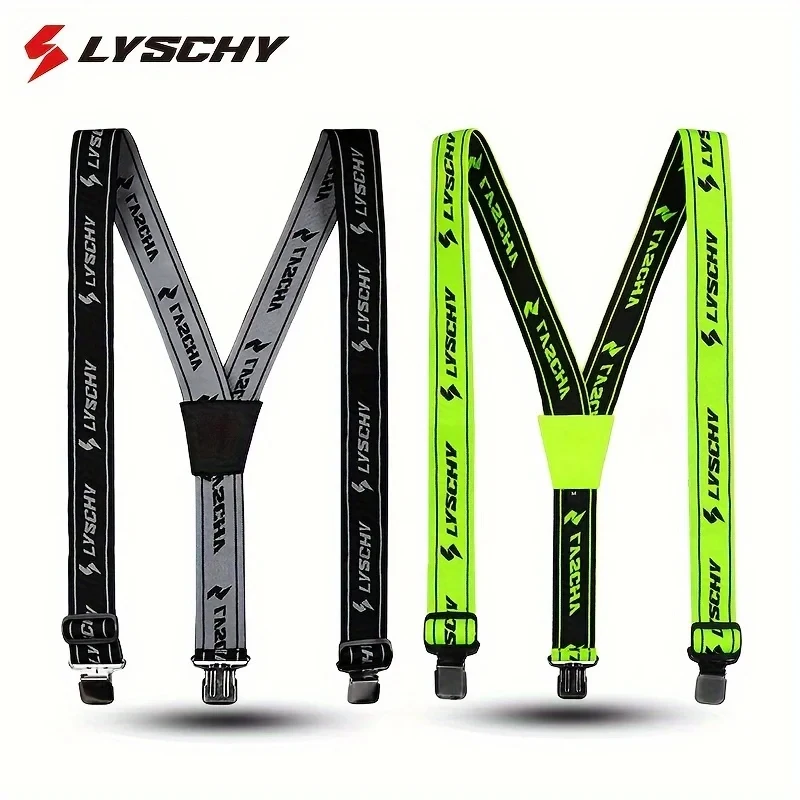 

Подтяжки для мотоциклетных брюк LYSCHY, регулируемые, с Y-образными ремнями, для мужчин и женщин, высокоэластичные, для мотокросса и приключенческих поездок