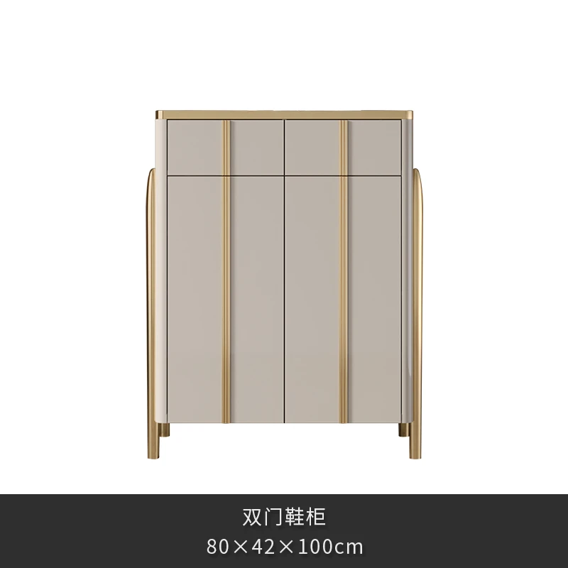 

Wyj Large Capacity Simple Door Entrance Cabinet Stone Plate Locker Partition Home Cabinet against the Wall