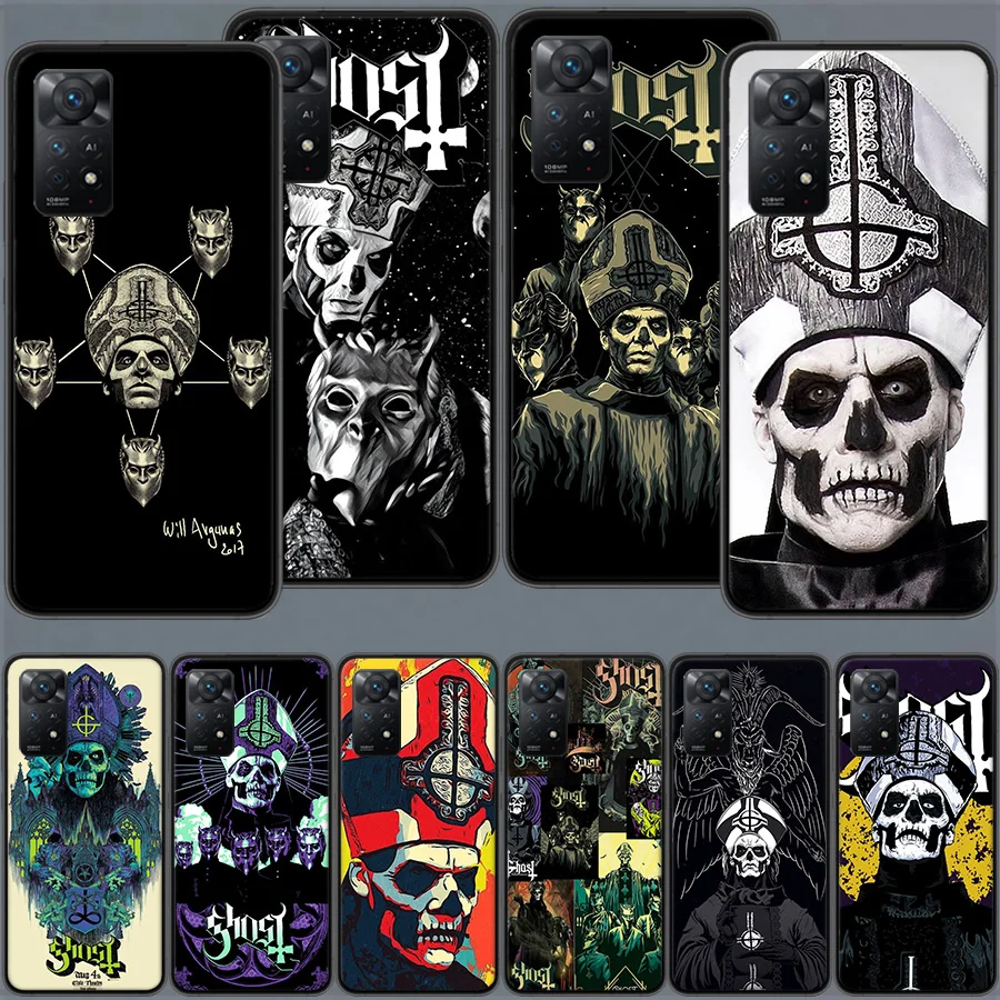 Ghost Papa Emeritus Phone Case For Redmi Note 13 5G Plus Capa 12 12C 10A 10C 10 9A 9C 9T 9 8A 8 K70 K60 Pro Xiaomi A2 Lite 7A 7