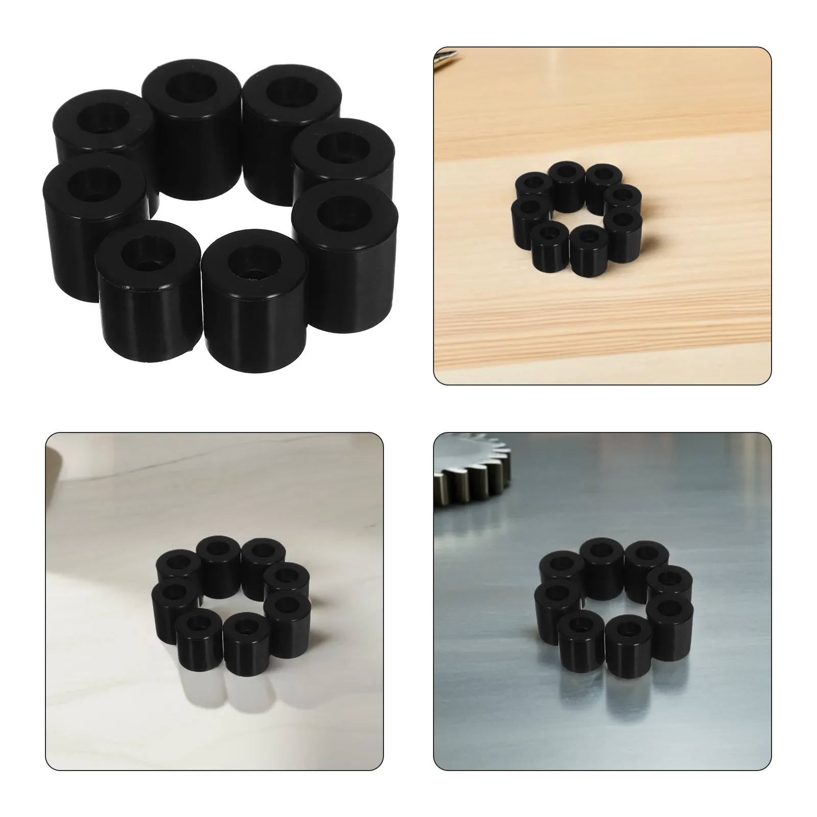 

8Pcs Silicone Bed Leveling Mounts for 3D Printer Heatbed High Temperature Resistant Shock Absorbing Vibration Reducing Stable