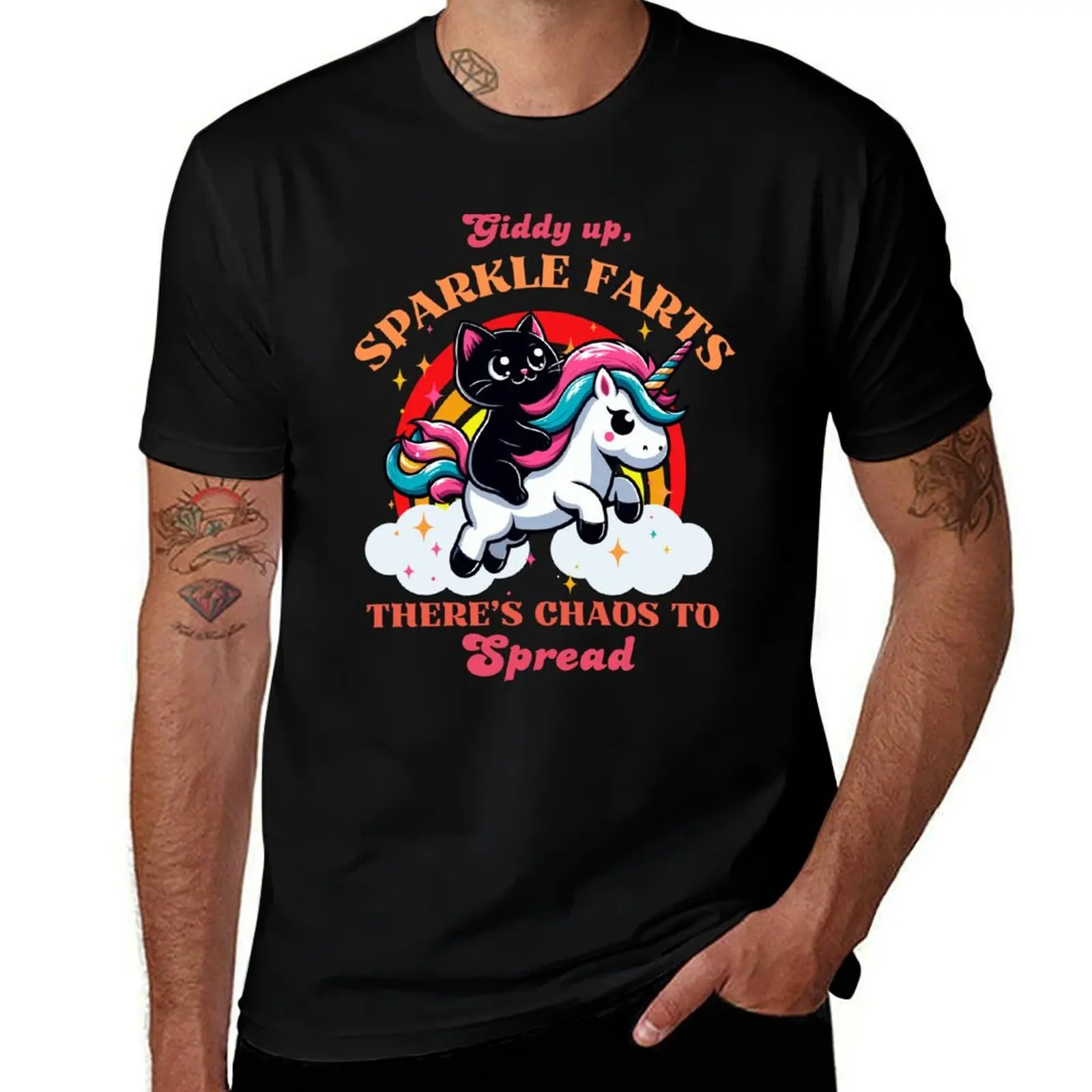 

Spread man Sparkle tshirt To anime shirt There's Farts Up T-Shirt Giddy t heavy cotton Chaos