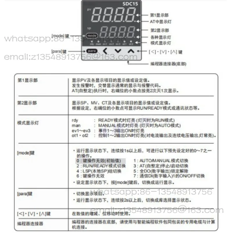 New genuine temperature sensor SDC15 C15MTV0TA0100