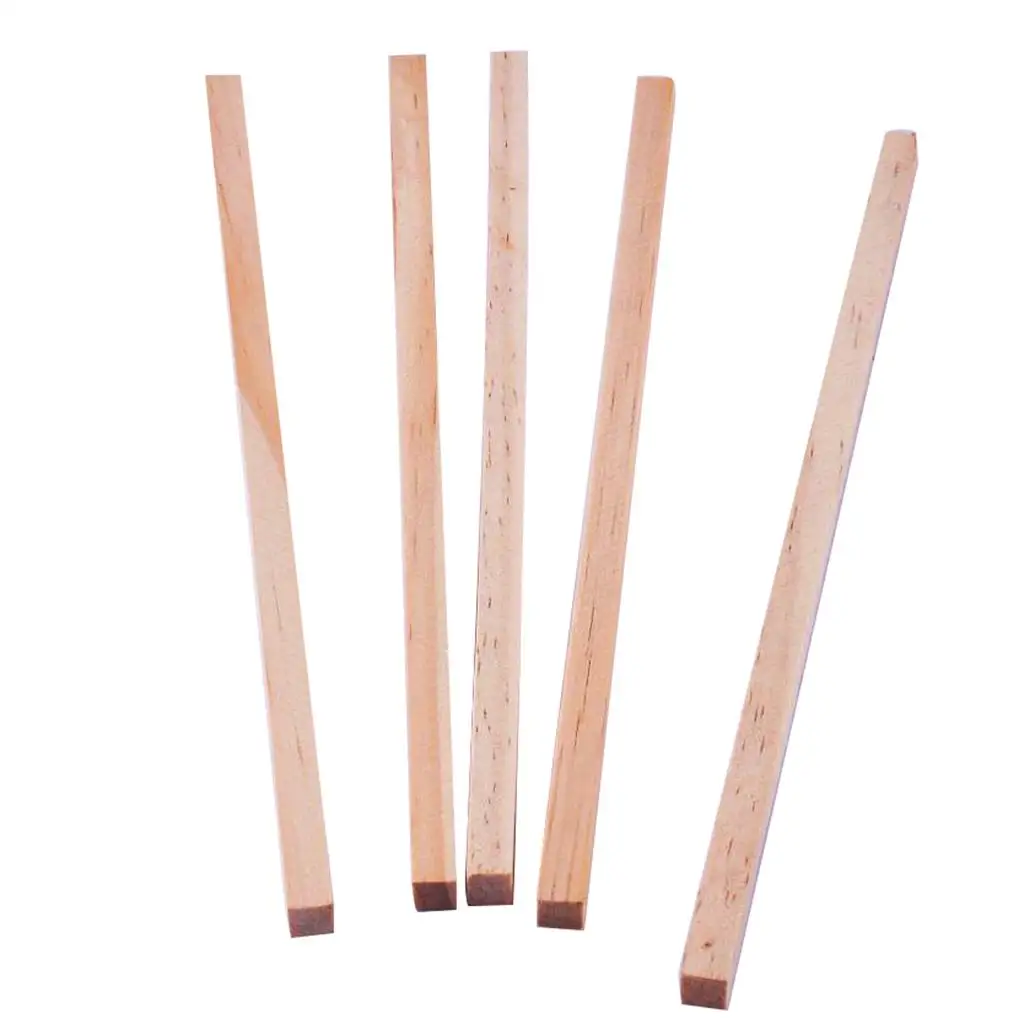 10x10x200mm Square Pine Wood Sticks Smooth Woodcraft Stick Dowel Rods