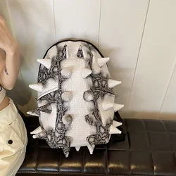 Fashion Hedgehog Shape PU Backpacks Large Capacity Backpacks 2026 High Quality New Style Unique Design Personality School Bags