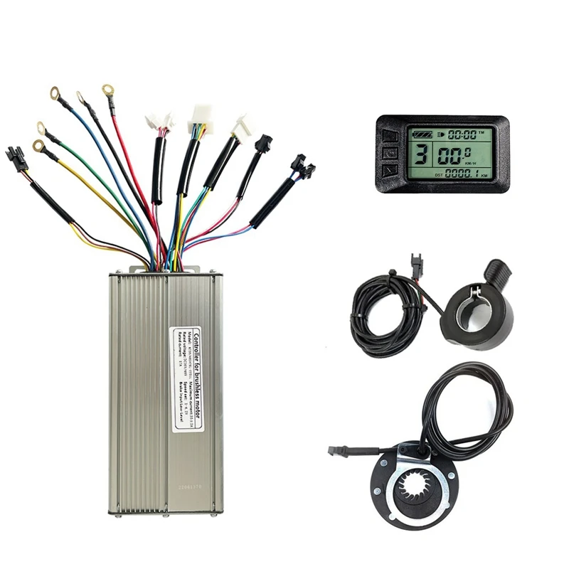 

KT 30A Sine Wave Controller Kit LCD7U LCD Instrument Display, Suitable For 48V 1000W, 1500W Motor Durable Easy To Use