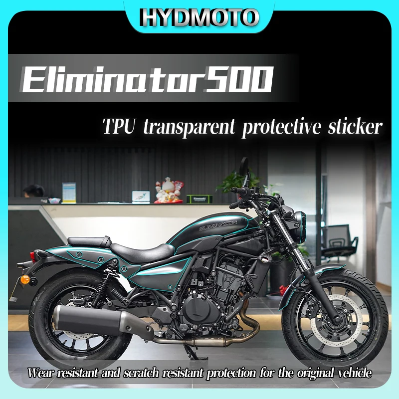 

For Kawasaki Eliminator 500 TPU invisible car clothing transparent protective film body fuel tank sticker motorcycle accessories