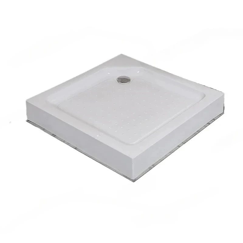 Square/Rectangle Style Acrylic Bath Shower Tray Bottom Base For RV Boat House Thickened Anti Slip
