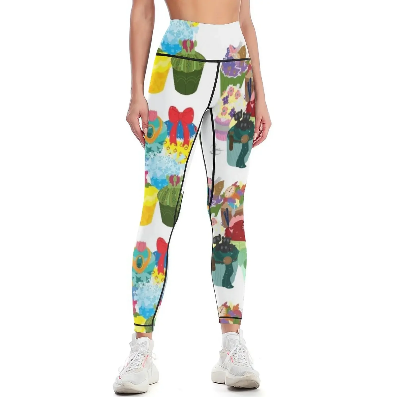 

The Princess Cupcake Collection II Leggings gym pants for fitness sporty woman push up Womens Leggings