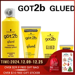 Got2b Glued Spray Styling Spiking Hair Gel Waterproof Lace Wig Adhesive invisible Hair Accessories Glue Remover Spray 170g