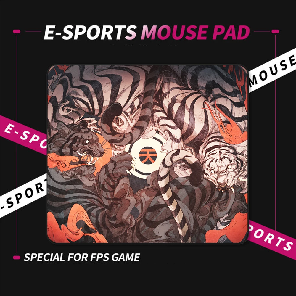 Gamer Mouse Pad Tiger Balance Gaming Mouse Mat Game Professional E-Sports Mousepad 45x40CM Premium Laptop Desk Mat Keyboard Pad