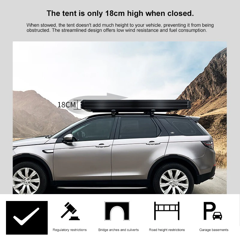 High Quality Factory Price 3-4 Person Triangle Waterproof Aluminum Hard Shell Pop Up Easy Setup Car Roof Top Tent For Outdoor Ca