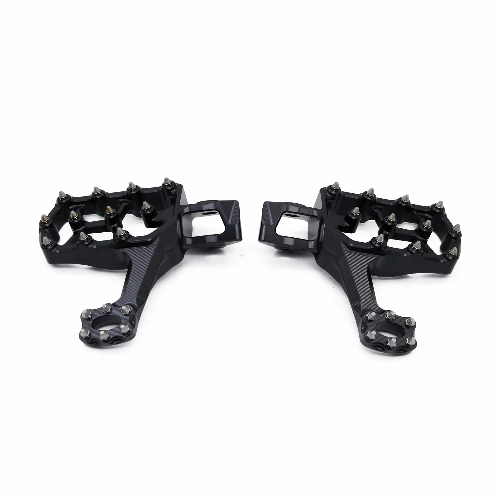 FXCNC Aluminum Foot Peg Footrests Footpegs Pegs Pedal For 300 EXC 2024 2025 Husqvarna 2024-2025 Gas Gas 2024-2025