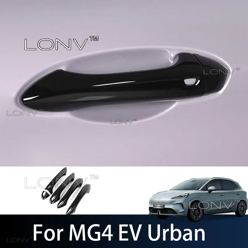 For MG4 EV Urban 2026 2027 2028 Car LHD Door Handle Cover Trim Door Handles Sticker Decoration Cover Styling Accessories