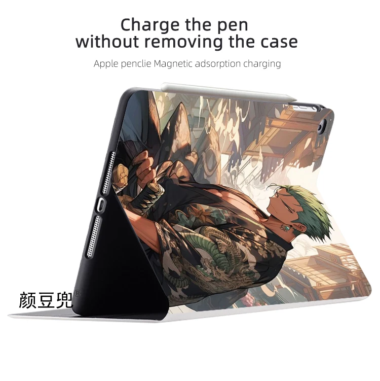 Roronoa Zoro, аниме, одна модель для iPad 10,2, 9, 10, Air 2, 3, Mini 6, 5, Женская Роскошная силиконовая модель 12,9 для iPad Air4, iPad Pro 11