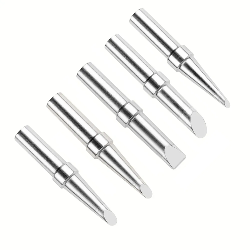 

For EC1204 EC2000 Wep70 For PES50/51 LR21 Series ET Series Soldering Iron Tips Tools 5pcs Oxygen-free Copper Replacement