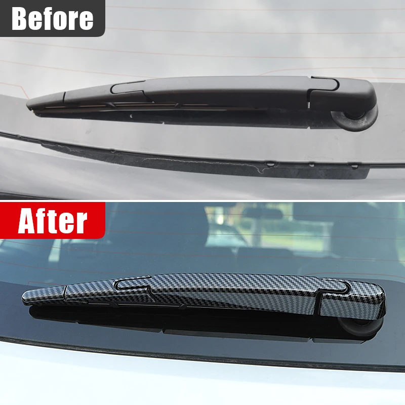 For Toyota Corolla Cross 2021 2022 2023 2024 XG10 Hybrid Chrome Car Rear Trunk Window Wiper Arm Blade Cover Overlay Nozzle Trims