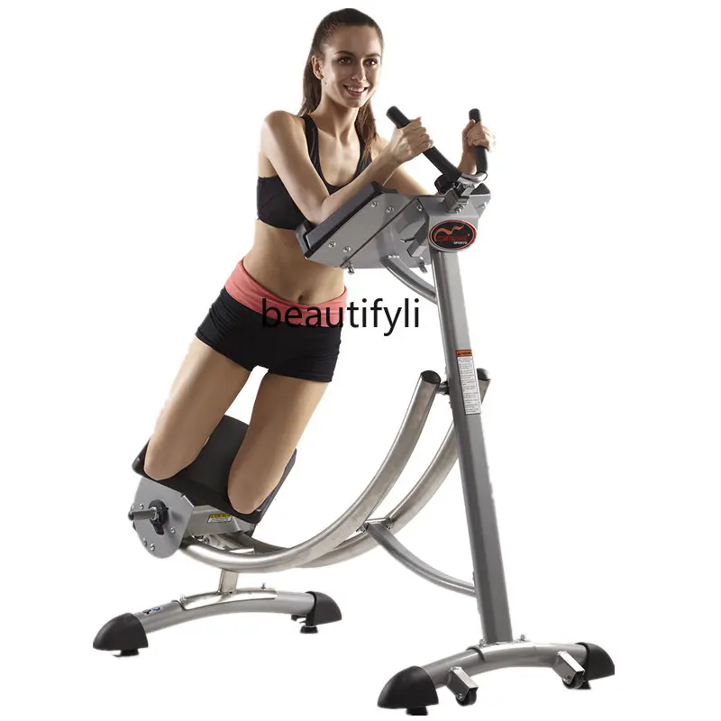 Commercial AB Rocket Fitness Equipment Thin Belly Training Abdominal Machine Roller Coaster Belly Rolling Machine