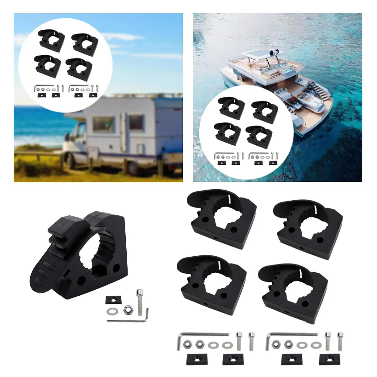 

Универсальный резиновый зажим 3-4 см, легкий быстрый зажим для лодочного трактора и автофургона