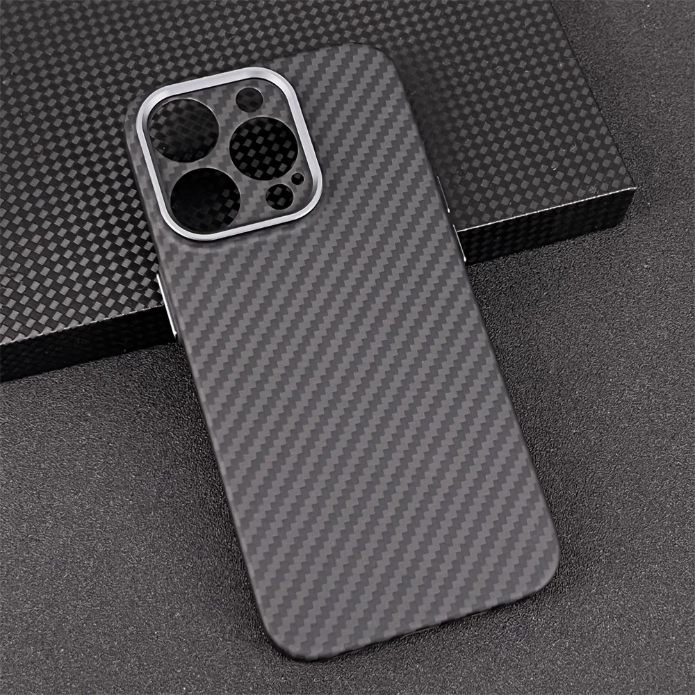 

Real Carbon Fiber Phone Case For iPhone 14Pro Ultra-thin Anti-fall Business Cover For iPhone 14 Pro Max Shell