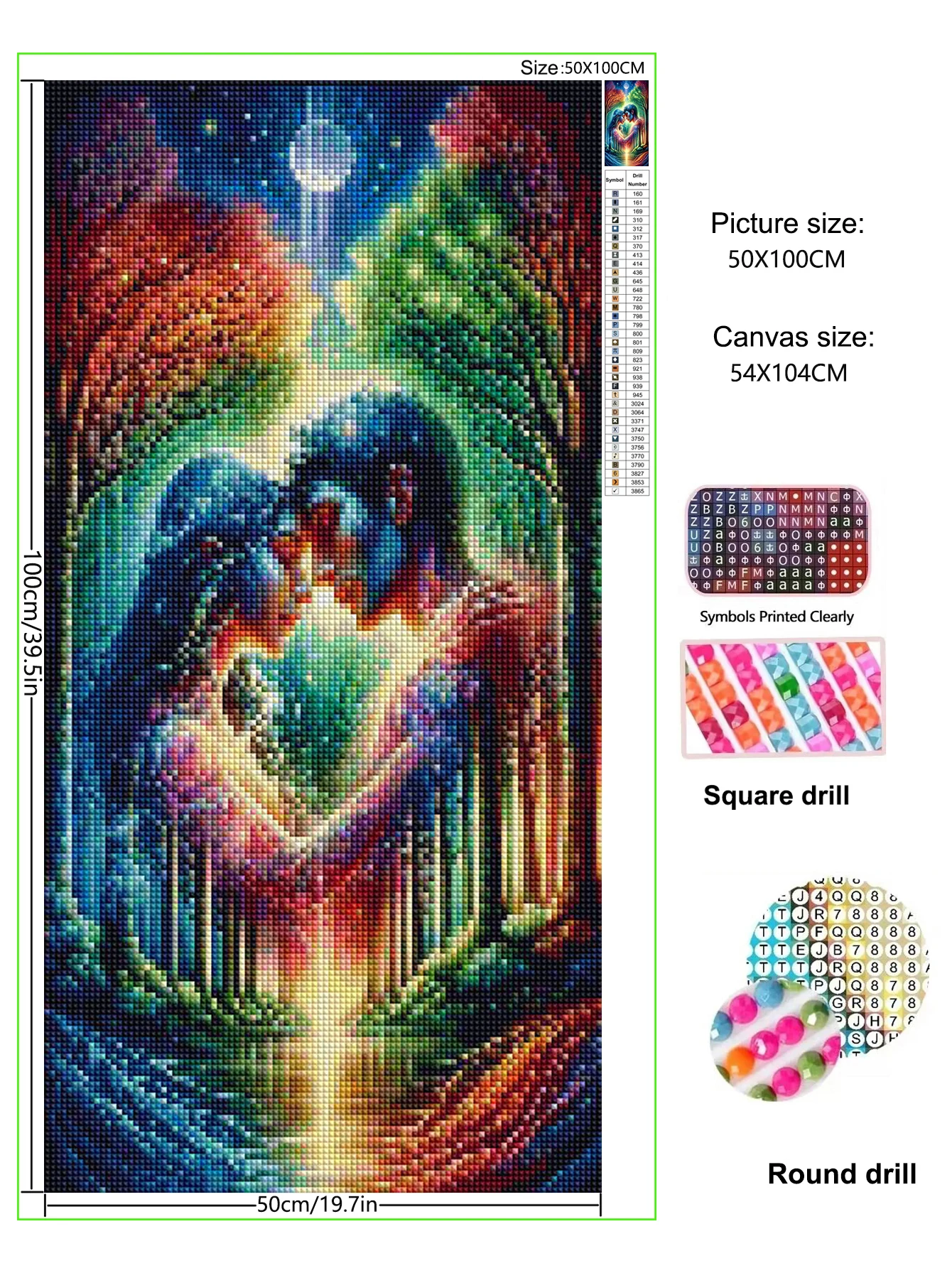 Divine Masculine and Divine Feminine united in spiritual union diamond painting New 2024 Diy diamond Art Jewelry cross stitch