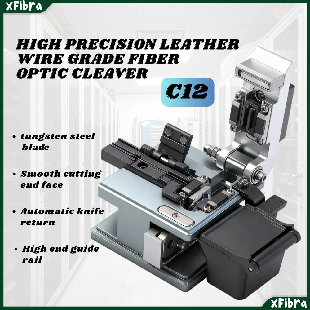 

YOUYSI C12 High-Precision Optical Fiber Cutter – Full-Automatic Cleaver Cold-Joint & Hot-Melt Tungsten Steel Blade Tool Set