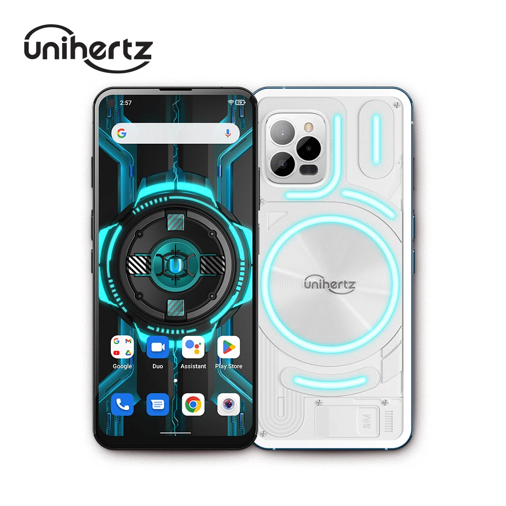 Imagem -03 - Unihertz Luna-smartphone Preto e Branco 4g Android 12 Cartão Sim Nano Duplo 108mp 32mp 20mp Câmera de Visão Noturna Nfc Gps