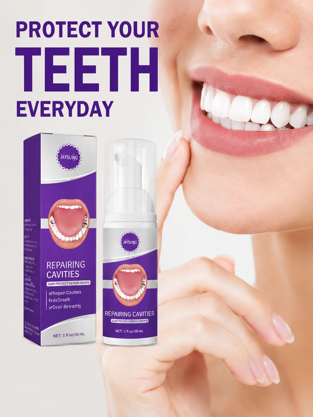 Plaque Removal Toothpaste Gum Repair Protect Gingiva Treat Bad Breath Deep Clean Fade Tooth Stain