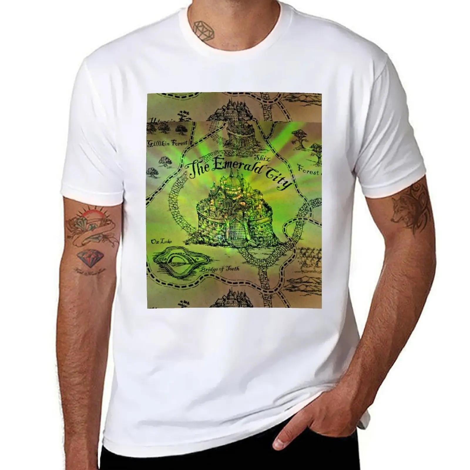

The Emerald City T-Shirt man t shirt heavy cotton t shirt personalised T-Shirt