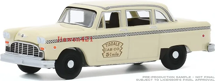 

Зеленый свет 1:64 1971, колодка такси, Тисдейл, коллекционная модель из сплава, подарок