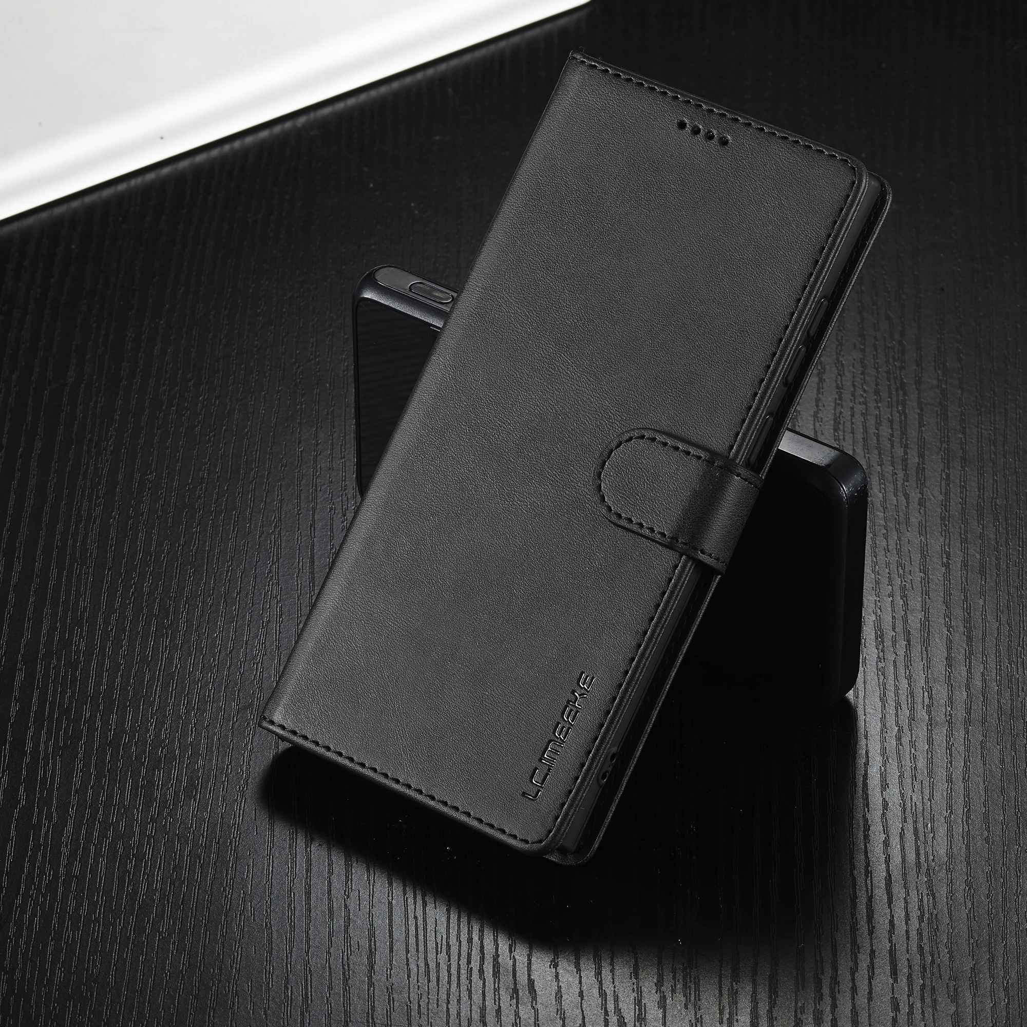 Business Leather Case for Samsung Galaxy S26 S25 Ultra S24 FE S23 Plus A17 A16 A26 A36 A56 A37 A57 Flip Wallet Card Phone Cover