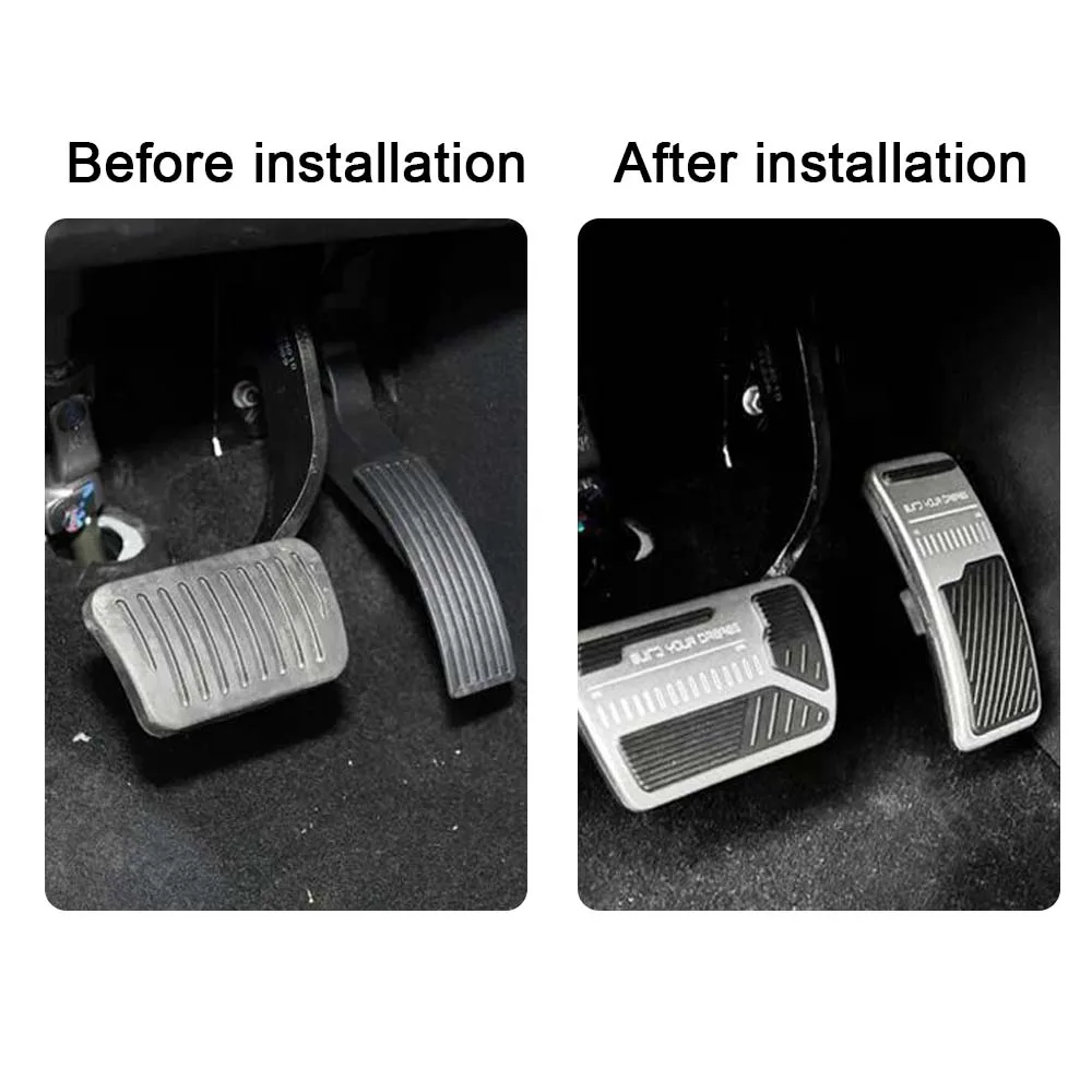 Car Decoration Car Accelerator and Brake Pedal Covers For BYD ATTO 3 YUAN PLUS Yuan Pro DM Seagull Dolphin 2021-2025 Car Upgrade
